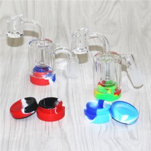 20pcs Smoking Glass Reclaim Catcher Adapter 14mm Maschio 45 90 gradi Con Reclaimer Dome Nail Ash Catchers Adattatori Per Water Bong Dab Rigs DHL