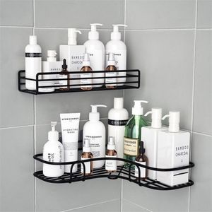 Scaffale da bagno Schema da doccia Montaggio Shampoo Porta di deposito con aspirazione senza perforazione Accessori da cucina 220527