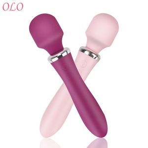 Dubbla motorer vibratorer klitoris stimulator vaginal sexig massager leksaker för kvinna g spot vibrerande dildo magi wand av vibrator
