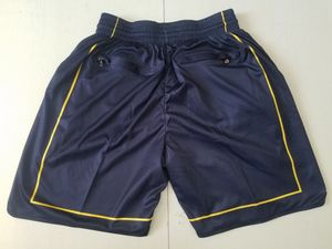 2022 Team Baseketball Shorts Stad Svart Löpande Sportkläder Med Dragkedja Fickor Storlek S-XXL Mix Match Order Hög kvalitet