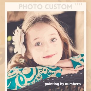 HUACAN Pittura fai-da-te con i numeri Personalità Po Immagini di pittura ad olio su misura Disegno Tela da colorare per numero Regalo di famiglia 220623