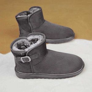 Sapatos De Neve Para Os Homens Venda venda por atacado-Botas algodão causal homem de moda de moda shoe slip mascula para hombrem homens boty neve casual sapatos de couro casuais em couro em