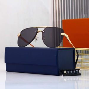 Männer und Frauen Designer beliebte 1112 Sonnenbrille Charming Mode Sonnenbrille Top -Qualität UV -Schutz Fahrt mit Paket