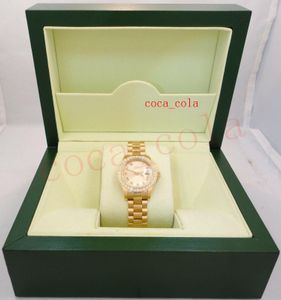 Relógio à prova d'água de luxo 18K Borte de diamante de ouro amarelo 36 mm Relógios mecânicos automáticos masculinos