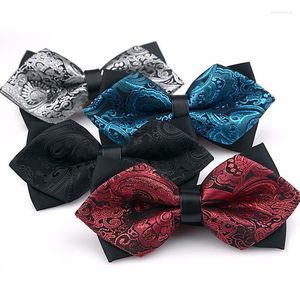 Bow Ties Men Bowtie Est Butterfly Knot Mens Accessories Luxurious Tie Black Cravat Formal Commercial Suit Wedding Ceremony TiesBow Emel22