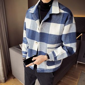 Men's Wool & Blends Legible Winter Wool Jacket Men Highquality Wool Coat Men Ca 220823