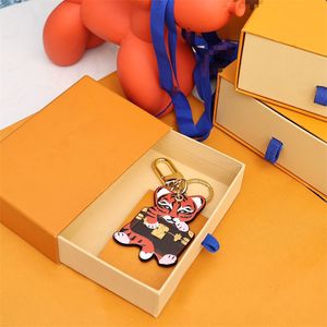 Keychain Designer Tiger Keychains Trend Cartoon Style Carpaar Schlüsselketten hochwertiger Beutelanhänger mit Geschenkbox