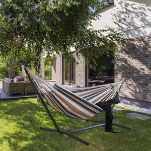 Amaca da campeggio portatile all'aperto Letto sospeso in piedi Caccia Altalena per dormire Mobili da giardino rilassanti