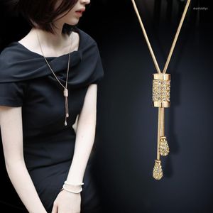 Sweater Chain Long Garments Accessories Pendant Necklace Fashion Female Korean All-match Summer Air Chains Morr22