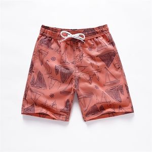 Verão crianças menino praia bebê secagem rápida natação shorts cartton meninos surf calças 220621