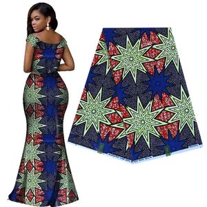 2019 Fashion Ankara African printing wax fabric real wax 100 cotton sewing tissu for party dress 6yards T200529