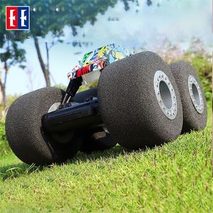 RC Car Stunt Drift Soft Big Sponge Tyres by Model R Machine Machine Toys Remote Toys for Boys Gifts Indoor 220429