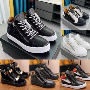 Nyheter Toppdesigner sneaker dragkedja fritidsskor claskin svart sammet höga skor för män och kvinnor sneaker plattform full match topp sneaker pop mode pop