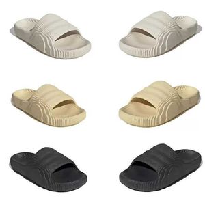 2022 Adilette 22 Мужчины Женские дизайнерские тапочки скользит сандалии платформу для обуви модной магический лайм-пустынный песок черный серый слик
