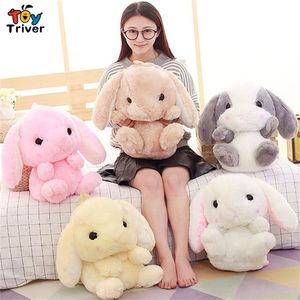 Kawaii Rabbit Bunny Shoulder Backpack Crossbody Bag Coin Purse Messenger Bags Cute Plush Toys Girls Kids Children Birthday Gifts 220425