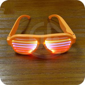 Wholesale el music for sale - Group buy music sensitive light up glasses music activated el wire for party dancing club Halloween costumes party LED toys shutter glasses Z