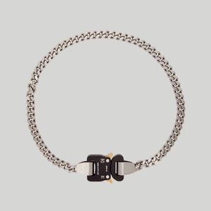 1017 Alyx 9SM Industrial Functional Wind Metal Lock Halsband Män och kvinnor Par Hip Hop Tide Brand All-Match Jewelry