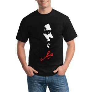 Guevara Tişört toptan satış-Erkek tişörtler che guevara t shirt ünlü erkek klasik tişört büyük boylu basılı pamuklu tişörtler tişört