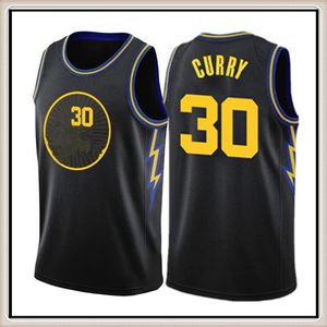 Stephen 30 Curry Jersey Klay 11 Thompson James 33 Wiseman Maglie da basket Uomo S-XXL blu