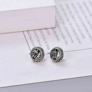 Diamond Pearl Earring Studs Ear Ring Earings Fashion Versatile Platinum Plated Black Craft Trend Silver Needle B56H