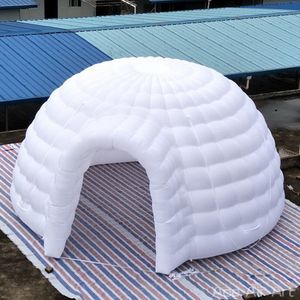 German customer appreciating large roofTop Dome inflatable igloo Tent pary marquee igloo for Deutschland Made in China