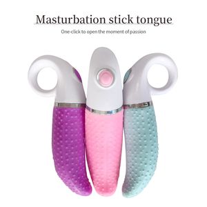 Blackwolf 12 Frequência Vibrador de língua feminina Clitóris Estimulador Mamilo lambendo a masturbação Vibração Sexy Toys for Women Adult