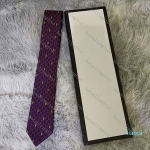 2022 nuovi uomini di modo Lettera Cravatta Cravatta di seta Oro Animale Jacquard Festa di nozze Tessuto Fashion Design di alta qualità