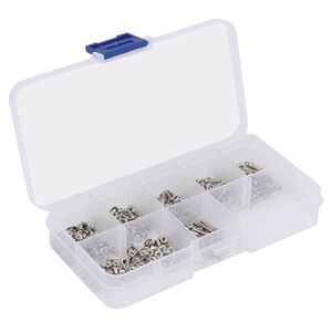Wholesale stainless steel bolts screws resale online - 360pcs M2 Cross Stainless Steel Screw Bolt Nut Washer Assortment Set
