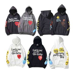 Hoodie 3D Foam Printing Sweatshirts Kan cpfm touch my soul ye must be born again Pullover Men Women High Quality Kids See Ghosts vip 6IL7