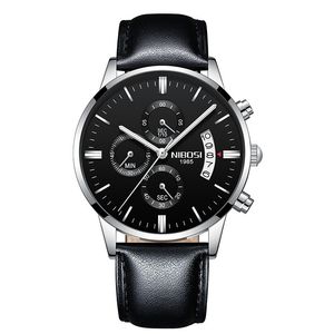 Watchsc - 43mm de quartzo colorido de aço inoxidável relógio de relógio Puhuo007