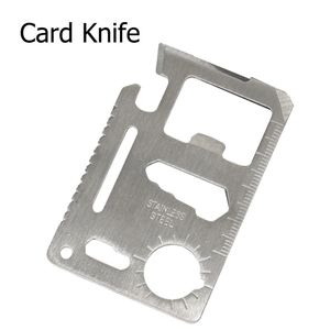 Camping Pocket Military Credit Card Knife 2021 New Multi Tools 11 in 1 Multifunction Outdoor Hunting Survival