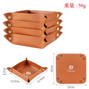pipe Direct selling PU leather straw awakening tray simple portable hand roll operation panel waterproof non fading cut tobacco tray