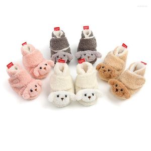 Stivali Infantile Neve Inverno Neonato Ragazza Scarpe Suola Morbida Cucciolo Carino Primo Camminatore Bambino Peluche Prewalker Stivali In PileStivaliStivali