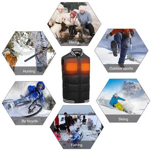 Motorcycle Apparel Men Women Heating Coat Electric USB Heated Vest Winter Warm For Travelling Skiing Hiking CampingMotorcycle