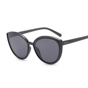 Sunglasses Vintage Black Woman Brand Designer Retro Cat Eye Sun Glasses Female Classic Mirror Gradient Clear Lens