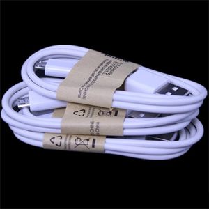 3ft Beyaz Siyah Mikro 5pin USB Veri Samsung Galaxy S3 S4 S6 S7 Kenar için Şarj Kabloları Not 2 4 HTC LG Kablo Tel