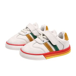 Kids Shoes Boy Girl Casual Shoes Breathable Non-slip Baby Toddler White Shoes Fashion Trend Running Sports Students Four Seasons G220517