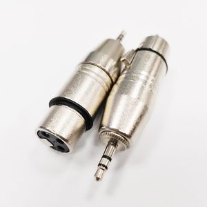 Audioanschlüsse, Mikrofon-XLR-3-Pin-Buchse auf 3,5-mm-Stereo-Stecker-Stecker-Adapter/10 Stück