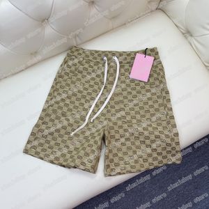 22ss Herr dam designer Shorts byxor Jacquard tyg Broderi Vår sommar Herr Webbing Byxa Casual letter Byxor gul xinxinbuy S-XL