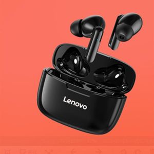 Epacket Lenovo Wireless Earphone XT90 TWS Bluetooth 5.0 Спортивные наушники с сенсорной кнопкой IPX5 Водонепроницаемые затычки для ушей с зарядным устройством 300 мАч283D