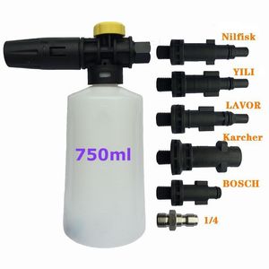 Water Gun & Snow Foam Lance 3000psi Generator Cannon Nozzle Spray For Karcher K Series Lavor Bosch High Pressure Car WasherWater