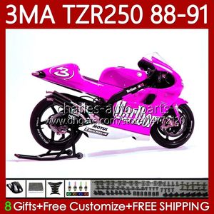 Kit carrozzeria per YAMAHA YPVS 3MA TZR250RR TZR250R 1988-1991 Corpo 115No.134 TZR250 Rosa lucido TZR 250 TZR-250 R RS RR 88 89 90 91 TZR250-R 1988 1989 1990 1991 Carenatura OEM