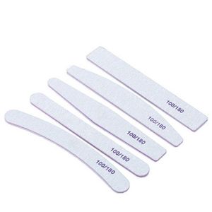 Epacket Professional Nail File 100/180 Double-sided Nails Strips Nail Art Sanding Files Manicure Polishing Care Tool242J211H