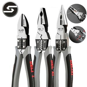 Multi Graph Multifunctional Alicate Diagonal Pliers Needle Nose Hardware Tools Universal Wire Cutters Electrician Bocorese 220428