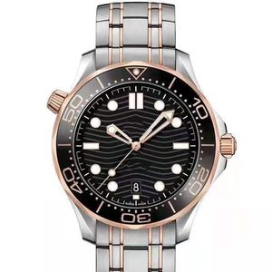 Modische Herrenuhr, automatische mechanische Uhren, 42 mm, Business-Armbanduhr, wasserdicht, Edelstahl-Armbanduhr, mehrere Farben, 007-Bewegungsuhren