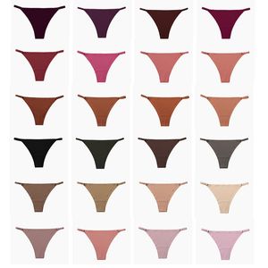 Mulheres multicoloridas Sexy Bostais sem costura Panties Algodão respirável respirável cuecas íntimas roupas íntimas de alta qualidade s/m/l/xl