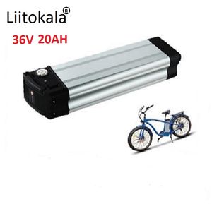 Liitokala 24V Whitebait Batteri 24V 10AH 7S4P används för litiumjon Electric Vehicle 15A BMS Top Uplace 250W Mellan / Medium Drive Motor