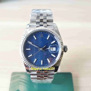 2 estilos ewf homens perfeitos relógios 316l aço inoxidável 41mm 126334 Dial azul Jubileu de jubileu cal.3235 Mechanical Automatic Mens Watch Men's Wristwatches