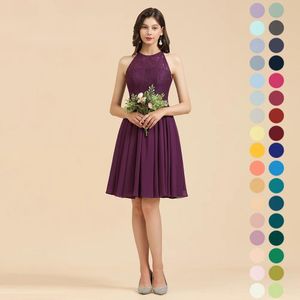 2022 Summer Short Bridesmaid Dresses For Western Country Garden Beach Bohemian Weddings Maid of Honor Gowns Custom Made 50 Colors BM3009 0704