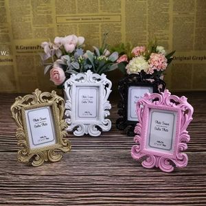 Baroque Photo Frame Wedding Gift Picture Frame Valentine's Day Baroque Elegant Place Card Holder sxaug08